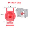 1 Pack 3-Inch Toilet Flapper Replacement Compatible with TOTO Flapper