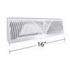 Baseboard Register 16" (White)