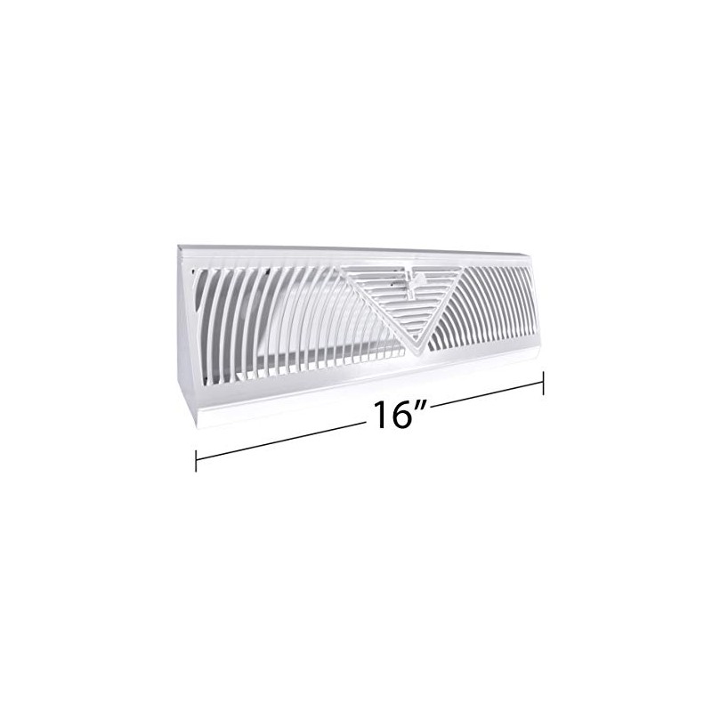 Baseboard Register 16" (White)