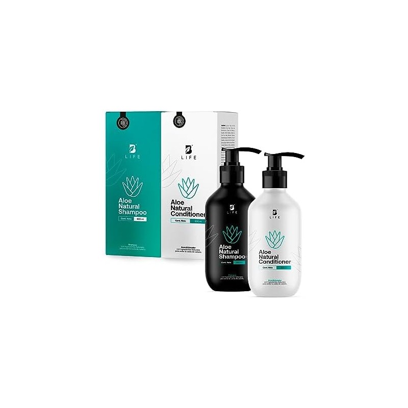 B Life Kit Shampoo y Acondicionador Natural de 800 ml