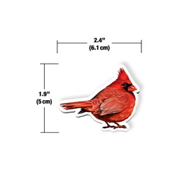 WIRESTER Car Vent Clip, Decorative Accessories, Interior Decoration for Cars - Animal Red Cardinal Bird (S1)