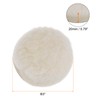 sourcing map 10pcs Wool Buffing Pads, 3 inch Polishing Pad