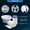 MED PRIDE Disposable Bedside Commode Liner Bags [Pack of 100]-