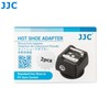JJC Hot Shoe Mount with PC Sync Sockets and 3.5