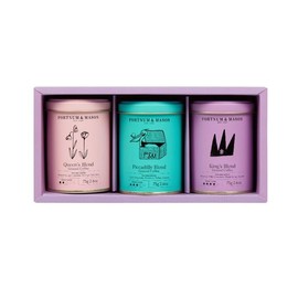 Fortnum and Mason The House Blends Mini Coffee Selection - 3 x 75g Ground Coffee Tins - Queen's Blend, Piccadilly Blend, and King's Blend - Coffee Gifts
