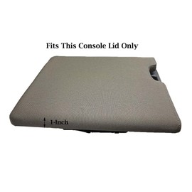 Car Console Covers Plus Made in USA Designed for Ford F150 F250 with 40/20/40 Jump Seat Models 2014-2024 Fleece Center Console Armrest Cover for Console Image Shown and Lid Must Open Mossy