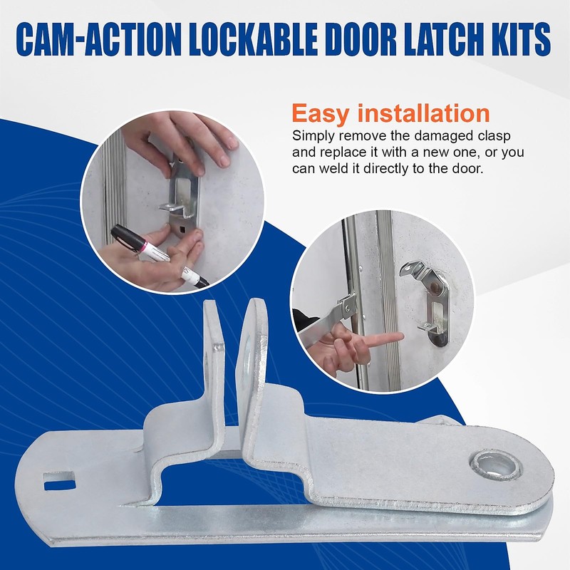 Fuoequl Cargo Trailer Door hasp Trailer Door & ramp Locking