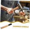 Hohopeti Wooden Replacement Handle Sturdy Comfortable Grip for Precision Striking