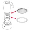 Westmark Brasilia Plus 24662260 Espresso Maker for 4 Cups Espresso