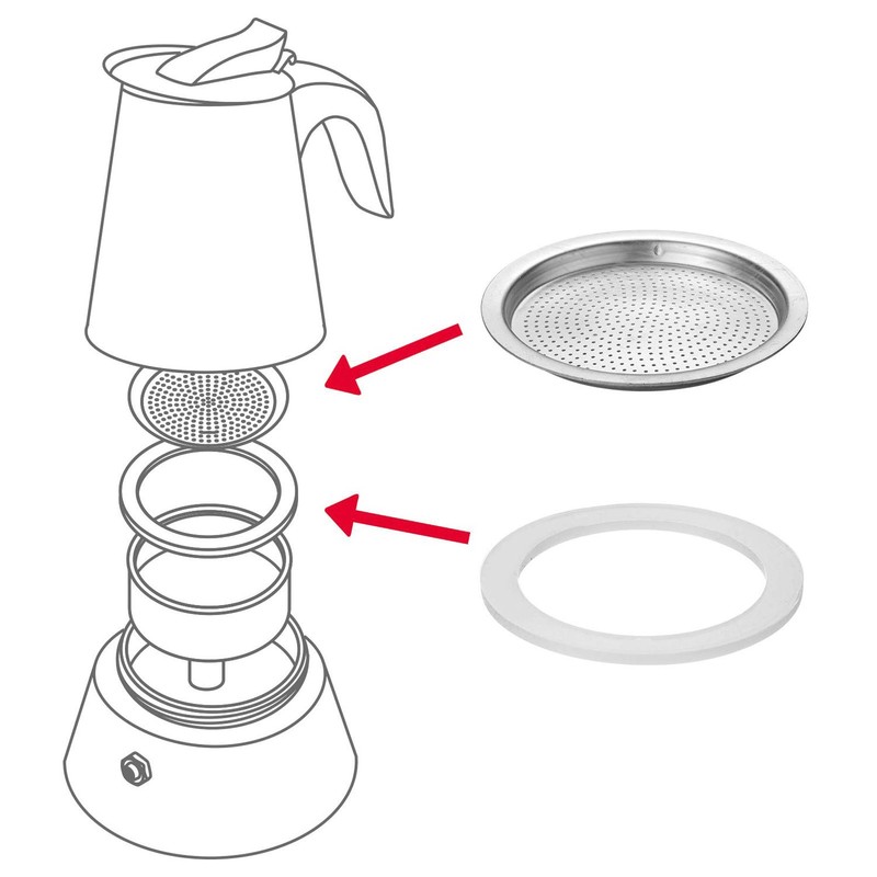 Westmark Brasilia Plus 24662260 Espresso Maker for 4 Cups Espresso