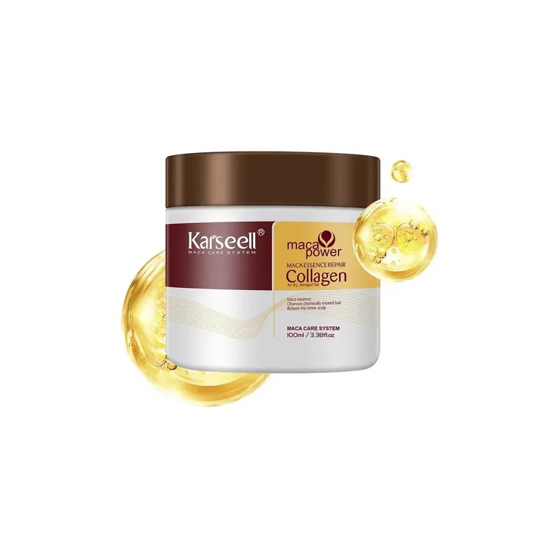 Karseell Colágeno+aceite+ Shampoo+acondicionador Kit 4 En1