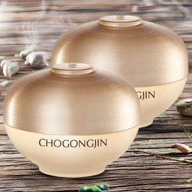 Chogongjin Skin Condition Improvement Skin Tone Up Skin Moisturizing Geumseol Jin Cream 2 x 60ml / 초공진 피부상태개선 피부톤업 피부촉촉함 금설 진 크림 2개 60ml
