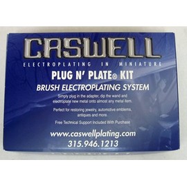 Caswell Plug N' Plate Black Krome Kit