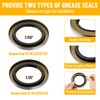 Racewill 4 Sets Trailer Hub Wheel Bearing Kit - Inner