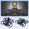 Universal Drone LED Searchlight,Night Flight Safety Warning Light Spotlight