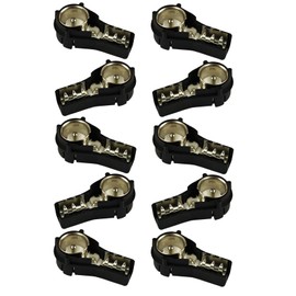 com-four® 10x Adapter ISO Connector Antenna Connector Solderable 50 Ohm (Pack of 10 - ISO Plug)