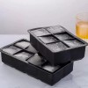 Estuchelandia 2 Pzs Molde Bandeja Silicona Cubos Hielos Cuadrados Grandes