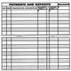 5 Large Print Low Vision Checkbook Transaction Registers Check Ledgers