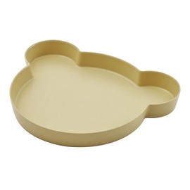 tak BIO KIDS DISH plate bear Tuck Bio Kids Dish Plate Bear Yellow JTN-2110-YL