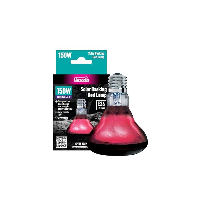 Arcadia Red Solar Basking Lamp-150 Watt