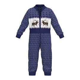 Edelwahl - Baby and Children's Wool Overall Finlandia [Wool and Cashmere] Wool Walk Wool Suit | Walk Overalls Autumn and Winter | Jumpsuit Wool Fleece | Christmas Outfit | Winter Overall, blue