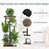 LINZINAR Plant Stand Indoor 4 Tier 5 Potted Multiple Plant