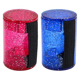 Alnicov 2 PCS Guitar Sand Hammer Finger Shaker Rhythm Sand Shakers for Guitar Ukulele Mandolin Banjo Musical Instrument（Blue+Pink）