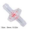 Fafeicy Pack of 10 Check Valve, 1-Way Translucent Tower Water