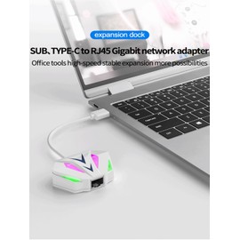 NOUKAJU USB to Ethernet Adapter, 1000Mbps RJ45 Wired Internet Adapter,Plug and Play,Driver-Free,Network Adapter for Laptop,PC,MacBook,Windows,MacOS,Linux(Black)