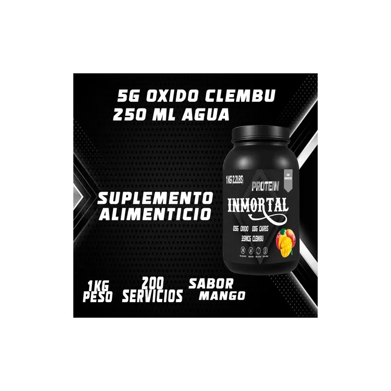 Óxido Nítrico Clembuterol Protein Inmortal 1kg