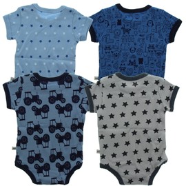 Pippi Unisex Baby Shaping Body Romper - Blue (Blue 725)