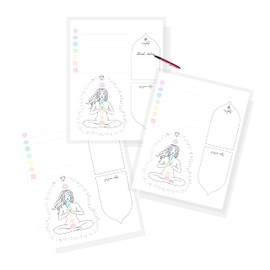 Reiki Distant Session Chakra Healing Board | Physical Printed 8.5" x 11" inches Crystal Healing Meditation Pack of 50