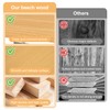 bimiti Wall Mounted Clothes Rack - Solid Wood Closet Storage