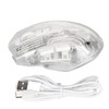Gaming Mouse 2.4G Wireless Bluetooth Wired USB Transparent 3 Mode