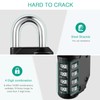 ORIA Combination Padlock, Combination Lock, Locker Lock, 4 Digit Combo