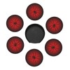 Spider Coasters for Drinks with Holder Leather Coasters Set of