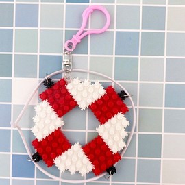 Deformable Interlocking Blocks, Survival Swimming, Water Bag Hook - Lifebuoy / 디폼 끼우기블럭 생존수영 수상 가방고리-구명환