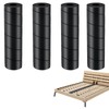 4 Pcs Bed Frame Leg Covers,Bed Leg Protectors,Frame Covers for