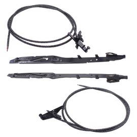 ApplianPar Kit de reparación de rieles y cables de vidrio para techo corredizo para Ford F150 2015-2020, F250 F350 F450 Super Duty 2017-2...