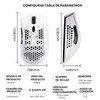 K SNAKE Ratón Ergonómico para Juegos con dpi Ajustable 800/1200/3000,