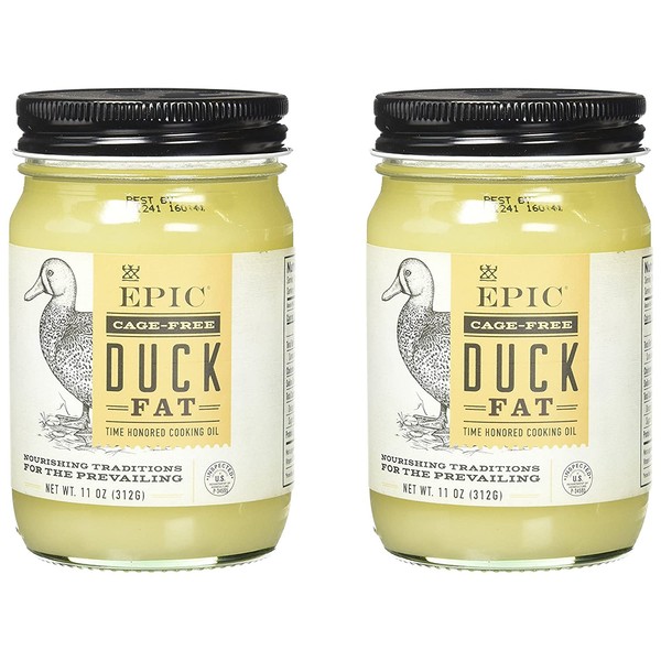 Epic Animal Fats, Duck Fat, 11 oz. (2 Count)