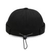Weuiean CSG-955 Men's Roll Cap, Cotton Hat, Round, Drawstring, Adjustable,