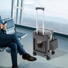 MARTEXBUY Kids Ride-on Luggage with Foldable Back Rest, 20" Carry