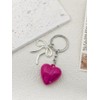 OTETTS Cute Bownot Heart Shape Keychain Kawaii Keyring Aesthetic Accessories