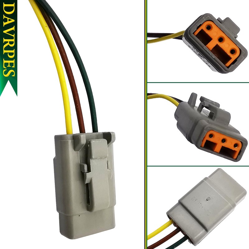 DAVRPES 1845536C91 Fuel Injector Pressure Sensor ICP Sensor for Maxxforce