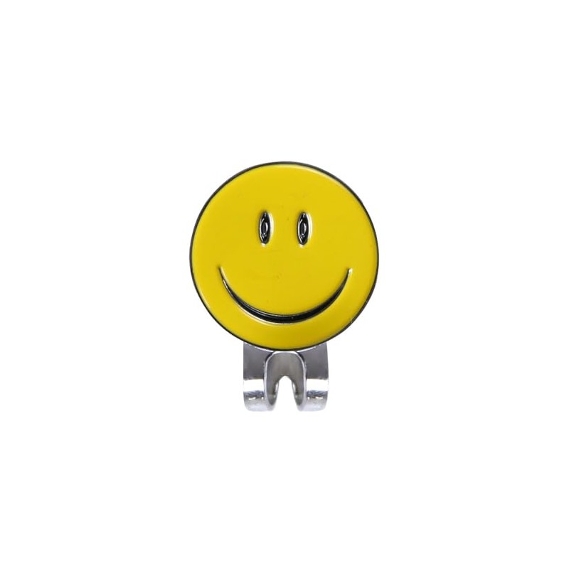 Magnetic Golf Ball Marker with Hat Clip Happy Smiley Face