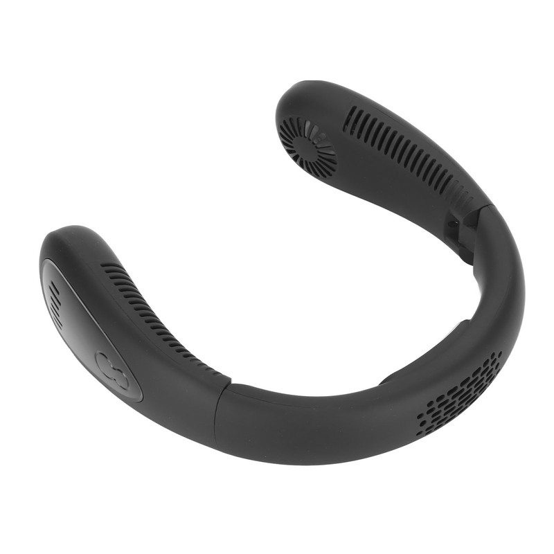 Neck Fan Black 3 Speed Modes USB Charge Hands Free