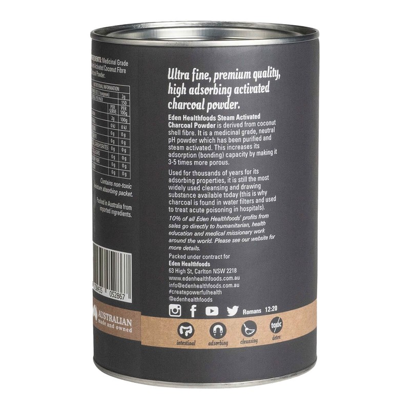 Eden Healthfoods Activated Charcoal Powder, 1kg