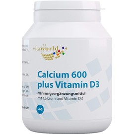 Calcium 600 Plus Vitamin D3 Tablets, Pack of 60