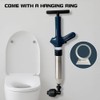 Toilet Plunger, High Pressure Toilet Plunger, Heavy-Duty Clog Remover for